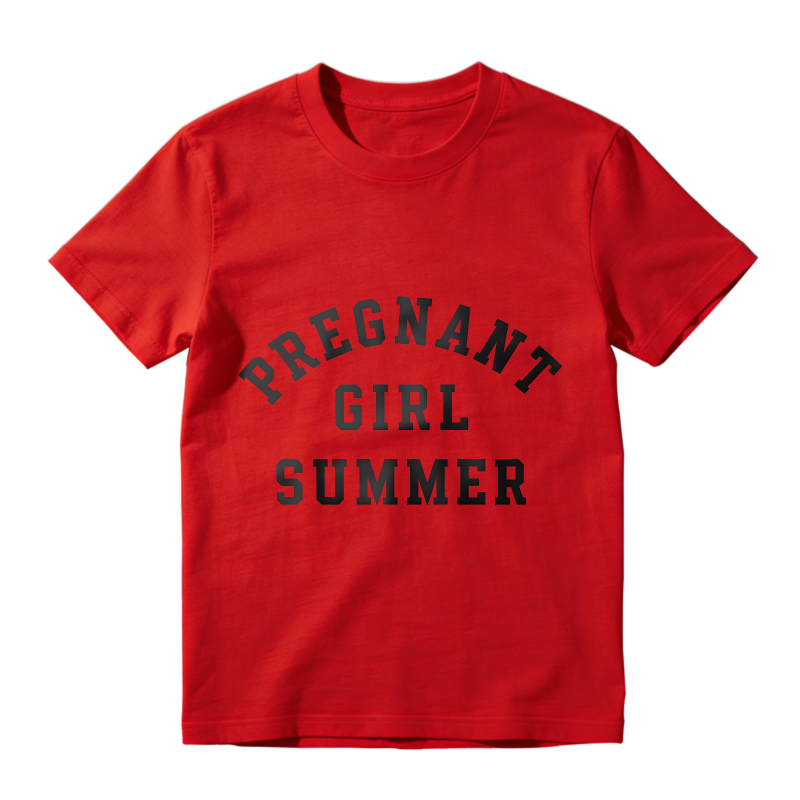 Pregnant Girl Summer Unisex Classic T-shirt