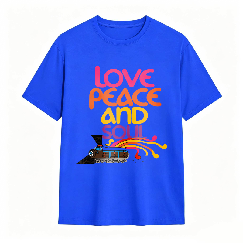 Love Peace And Soul Train T-shirt