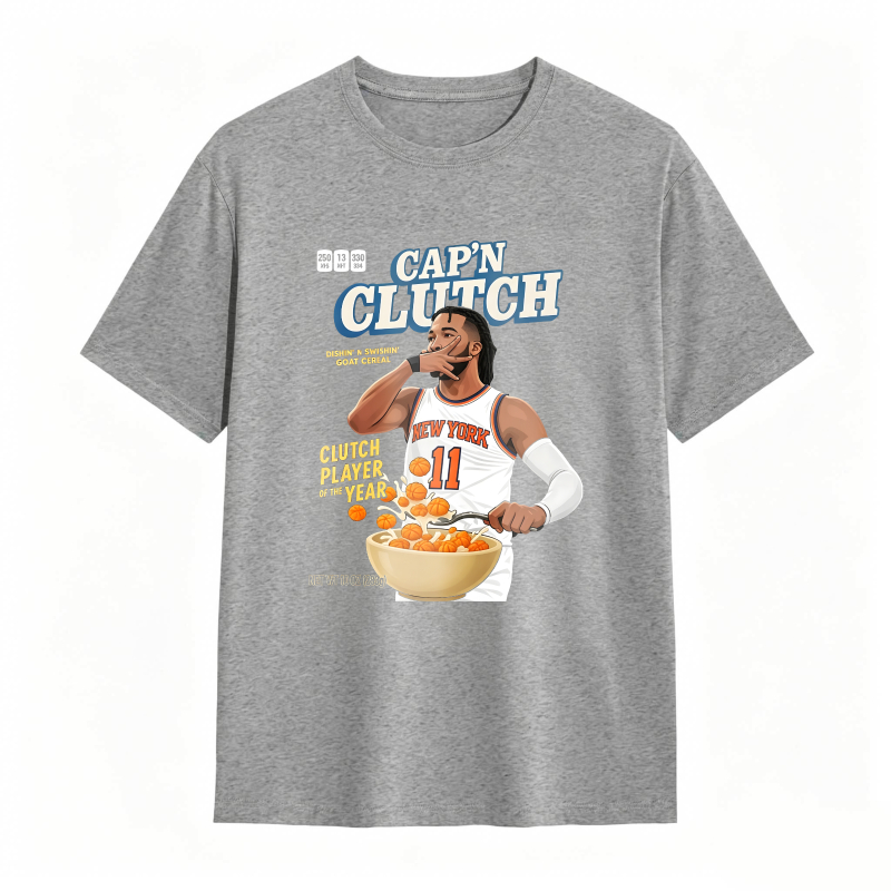 Capn Clutch Basketball Player With Cereal Bowl T-shirt