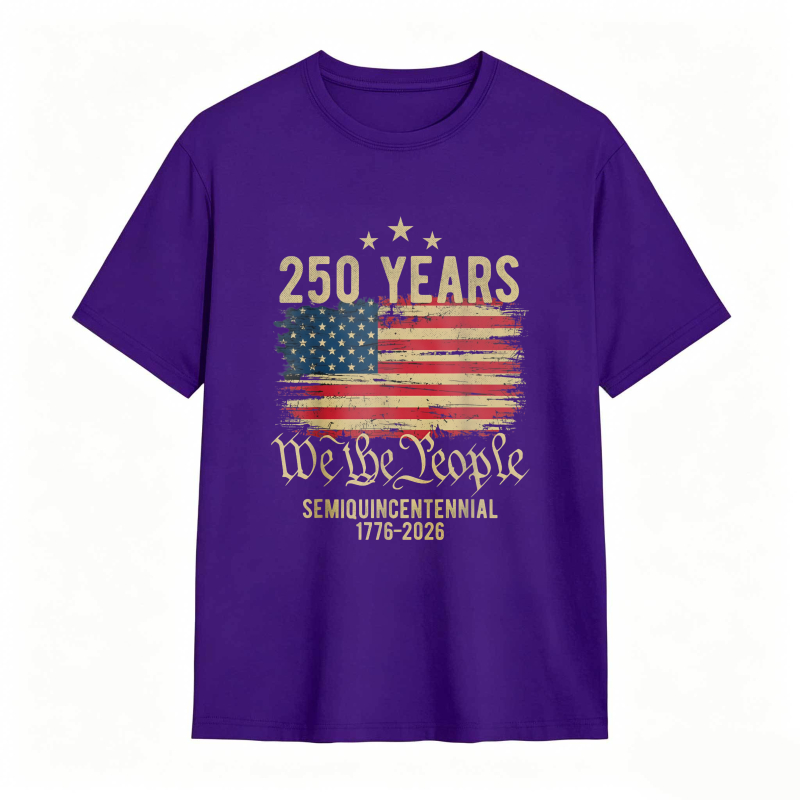 250 Years We The People American Flag Semiquincentennial 1776 2026 T-shirt