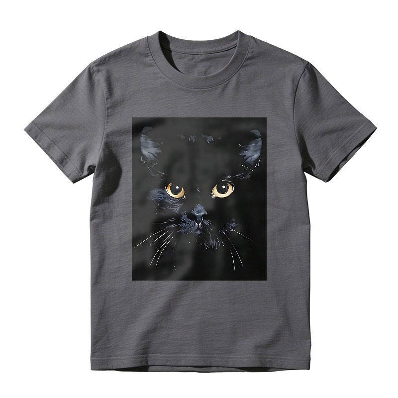 Black Cat Portrait Unisex Classic T-shirt