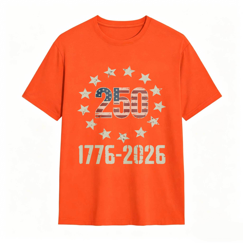 250th Anniversary United States Independence Day 1776 2026 Stars And Stripes T-shirt