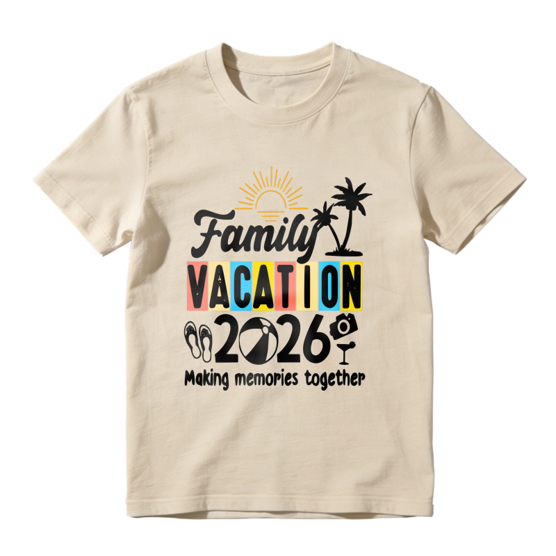 Family Vacation 2026 Making Memories Together Unisex Classic T-shirt