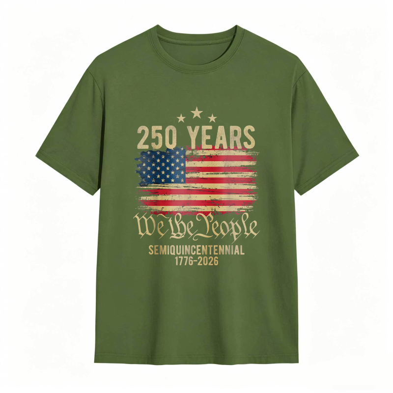 250 Years We The People American Flag Semiquincentennial 1776 2026 T-shirt