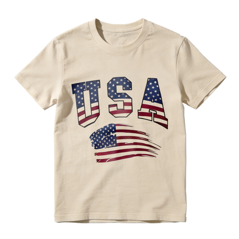 Usa Flag Design Unisex Classic T-shirt