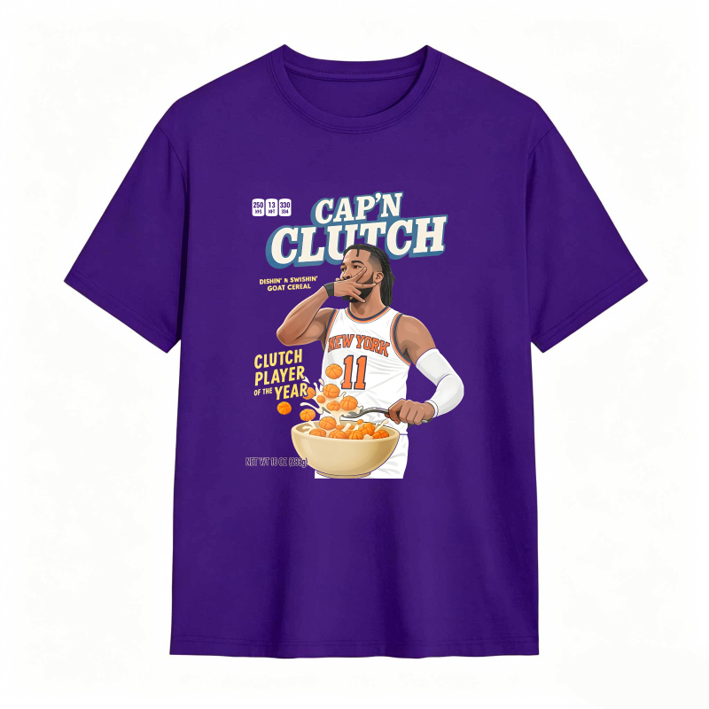 Capn Clutch Basketball Player With Cereal Bowl T-shirt