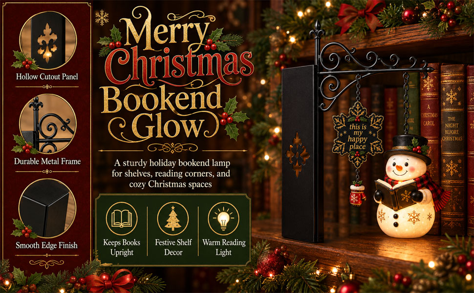 Decorative Santa Claus Bookshelf Light