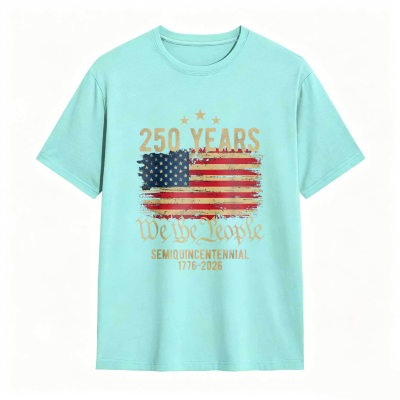 250 Years We The People American Flag Semiquincentennial 1776 2026 T-shirt