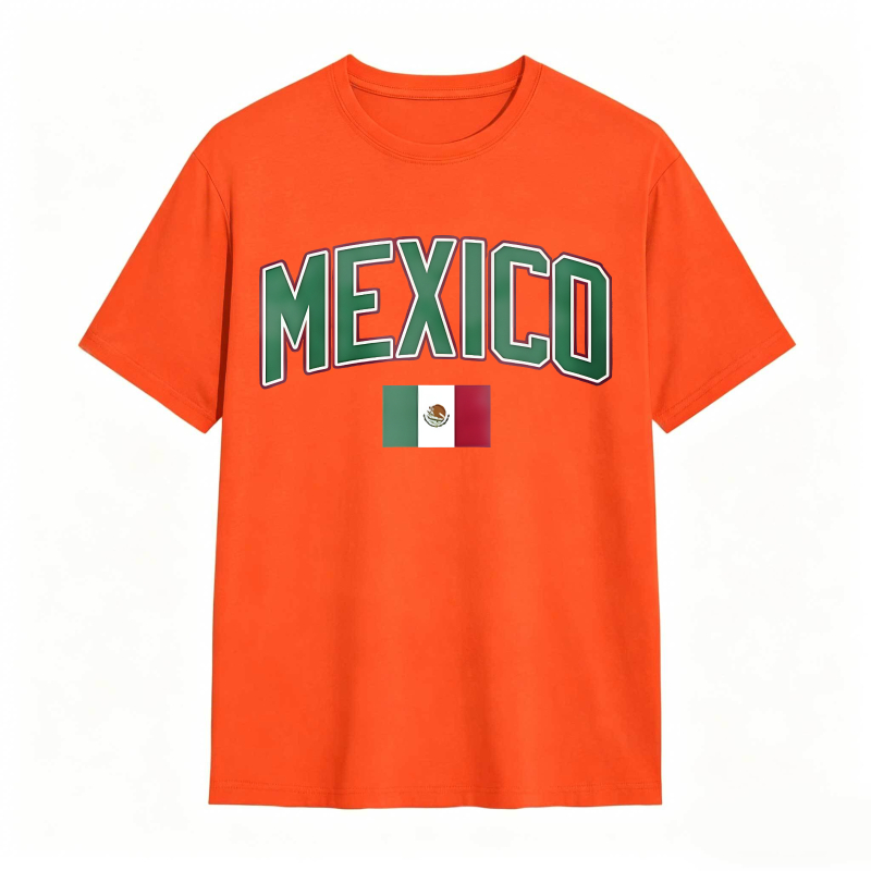 Mexico Flag Design T-shirt