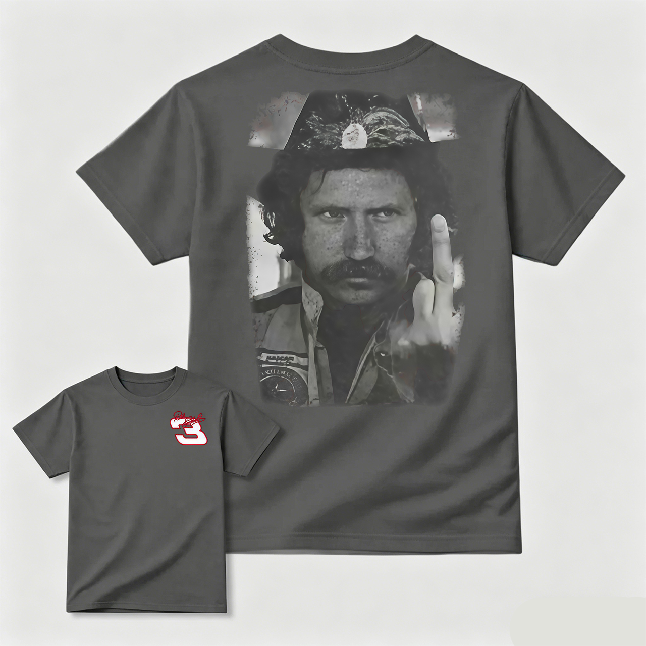 Dale Earnhardt Middle Finger Vintage Style Unisex T-shirt, Racing Middle Finger shirt, Racing Fan SweatShirt, Nascar Shirt , Car racing shirt, Lovers Racing, Unisex Sweatshirt, Vintage sweatshirt, Gift Birthday, Trending shirt,