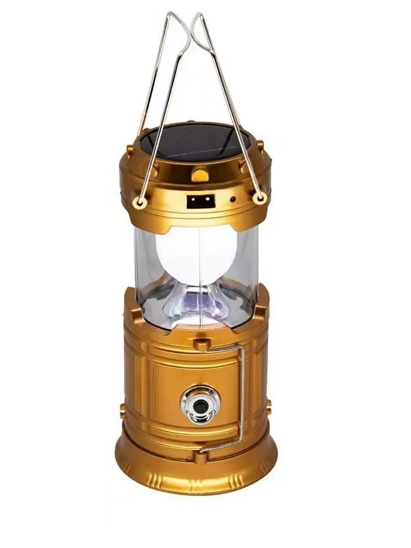 Solar Camping Lantern 4-Pack Rechargeable LED