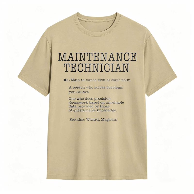 Maintenance Technician Definition Unisex Classic T-shirt