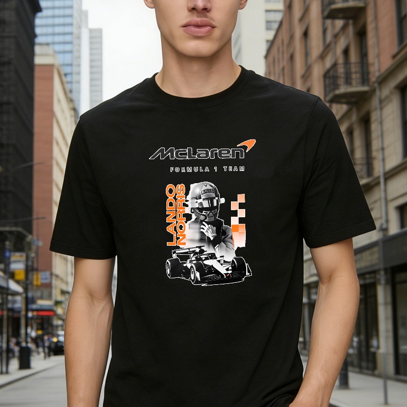 McLaren Formula 1 Team Lando Norris Racing Car Unisex Classic T-shirt