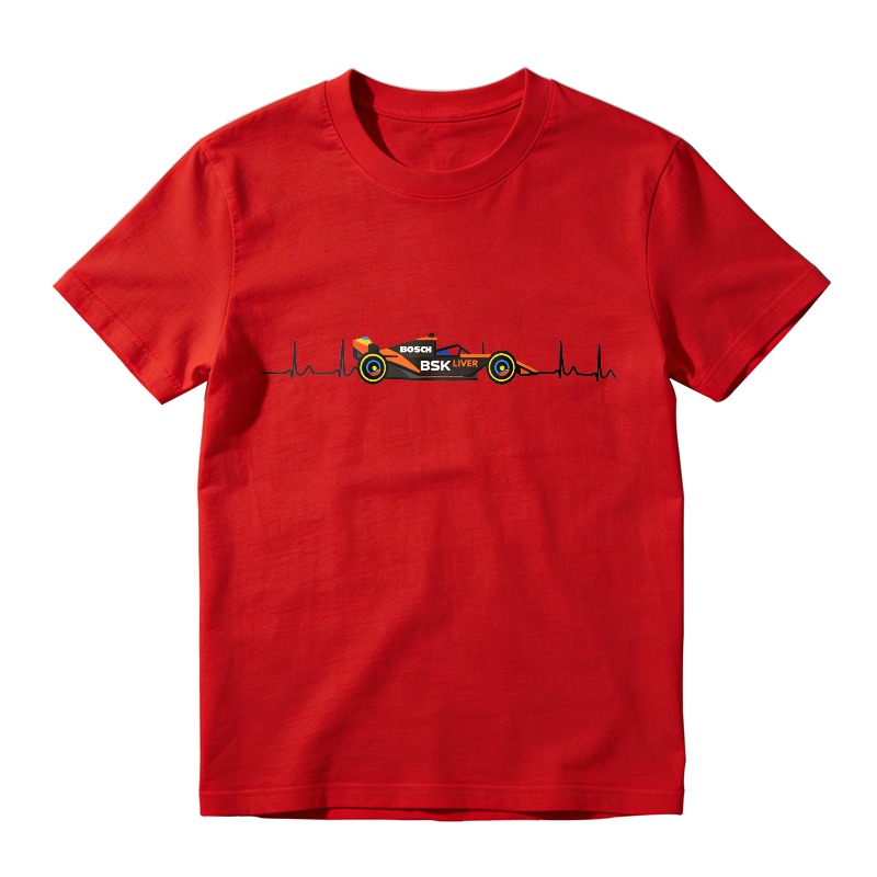 Formula One Racing Car Heartbeat Design Unisex Classic T-shirt