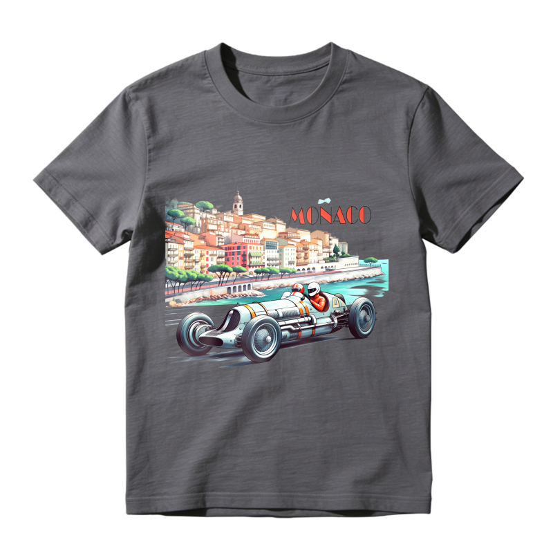 Monaco Racing Car Cityscape Unisex Classic T-shirt