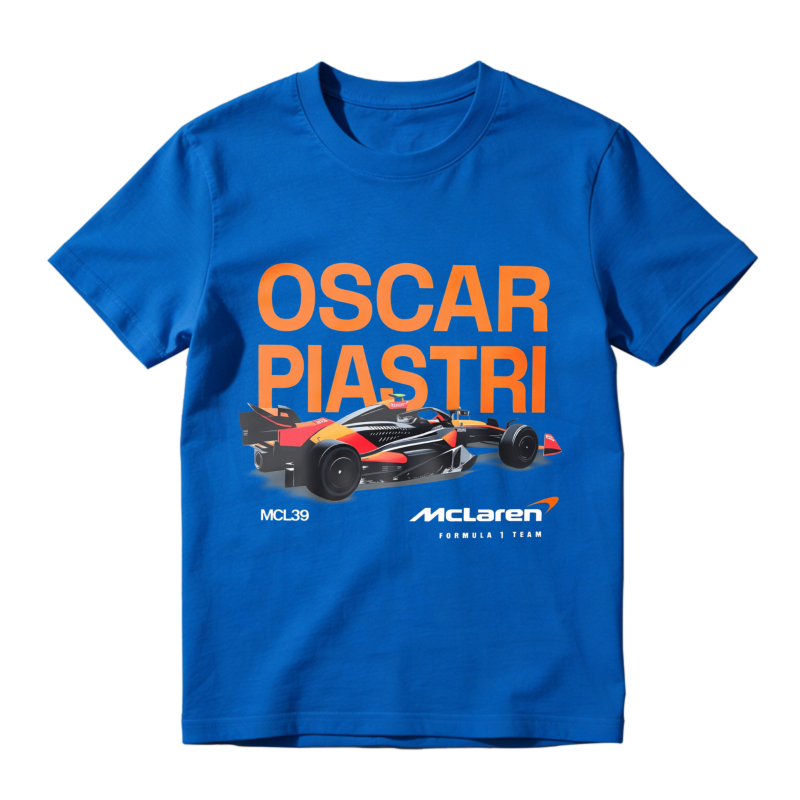 Oscar Piastri McLaren Formula One Racing Car Mcl38 Unisex Classic T-shirt