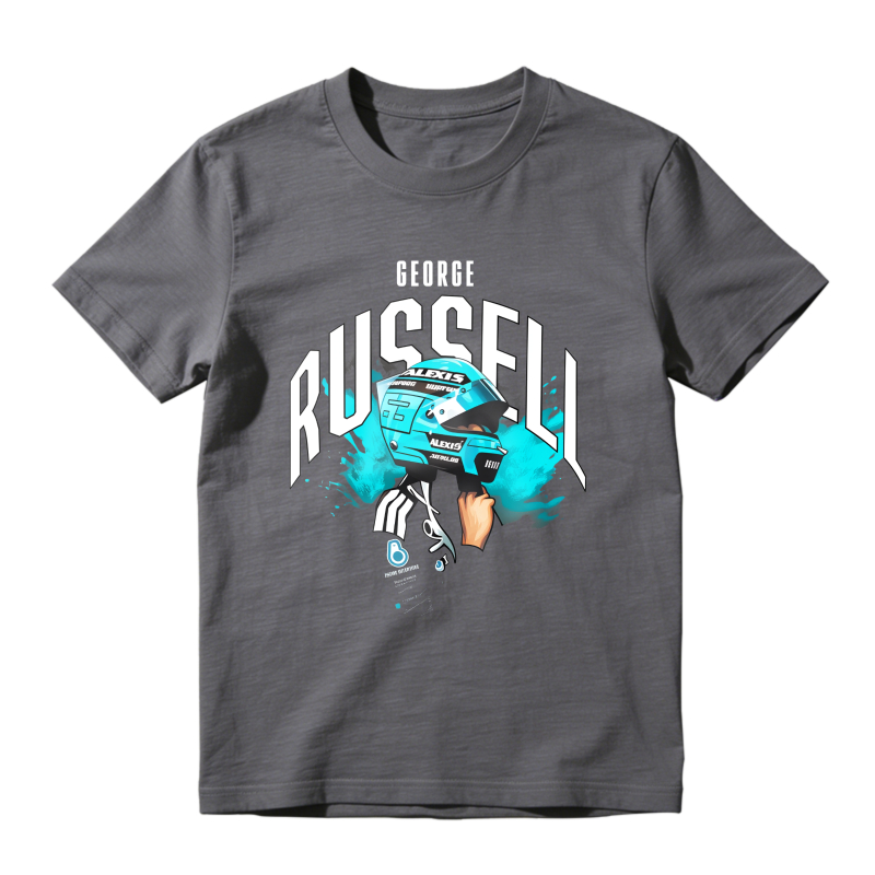 George Russell Formula One Racing Car Graphic Unisex Classic T-shirt
