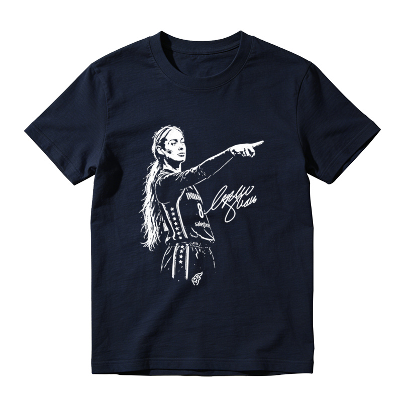 Caitlin Clark Vintage Pointing Graphic T-Shirt