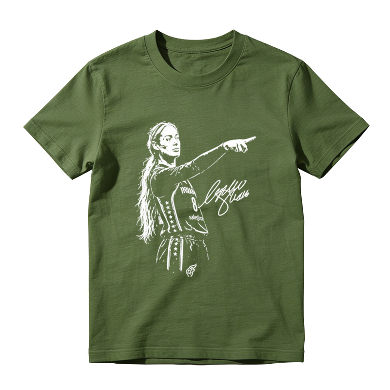 Caitlin Clark Vintage Pointing Graphic T-Shirt