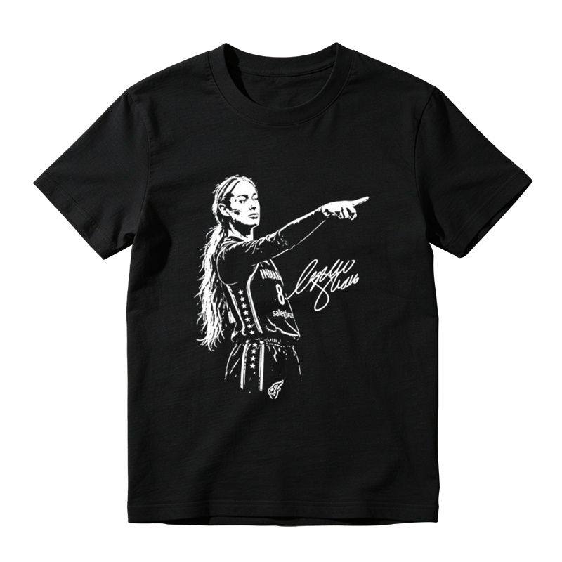 Caitlin Clark Vintage Pointing Graphic T-Shirt