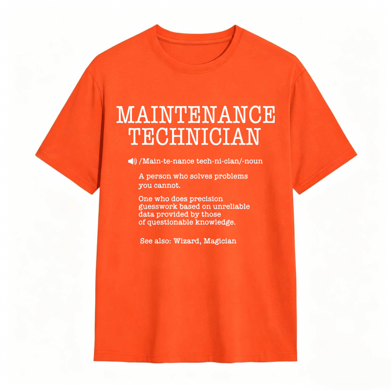Maintenance Technician Definition Unisex Classic T-shirt