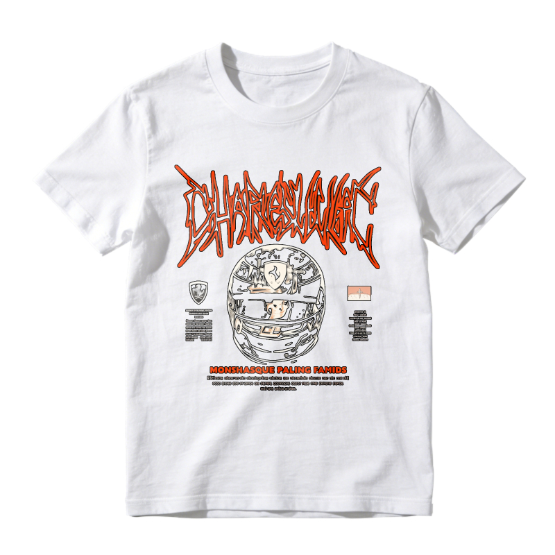 Dharmaslagg Masked Football Helmet Design Unisex Classic T-shirt