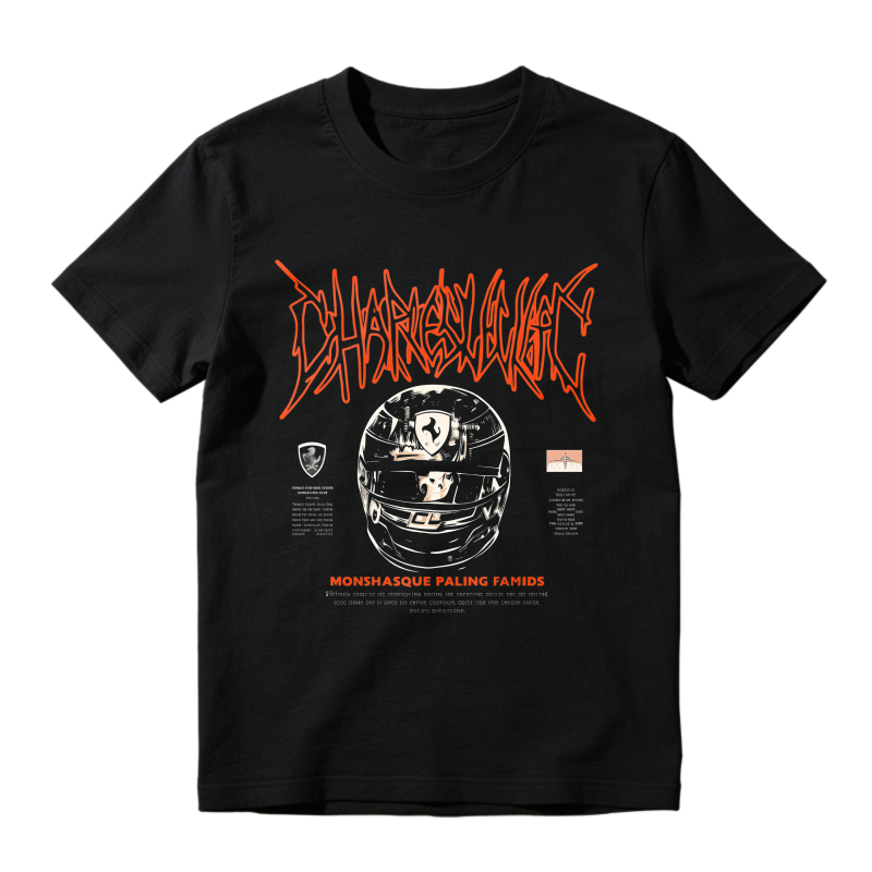 Dharmaslagg Masked Football Helmet Design Unisex Classic T-shirt