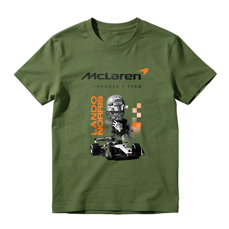 McLaren Formula 1 Team Lando Norris Racing Car Unisex Classic T-shirt