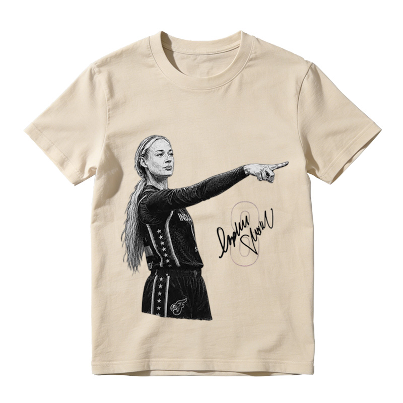 Sophie Cunningham Vintage Basketball Graphic Tee, Retro Sports Fan Unisex Cotton T-Shirt