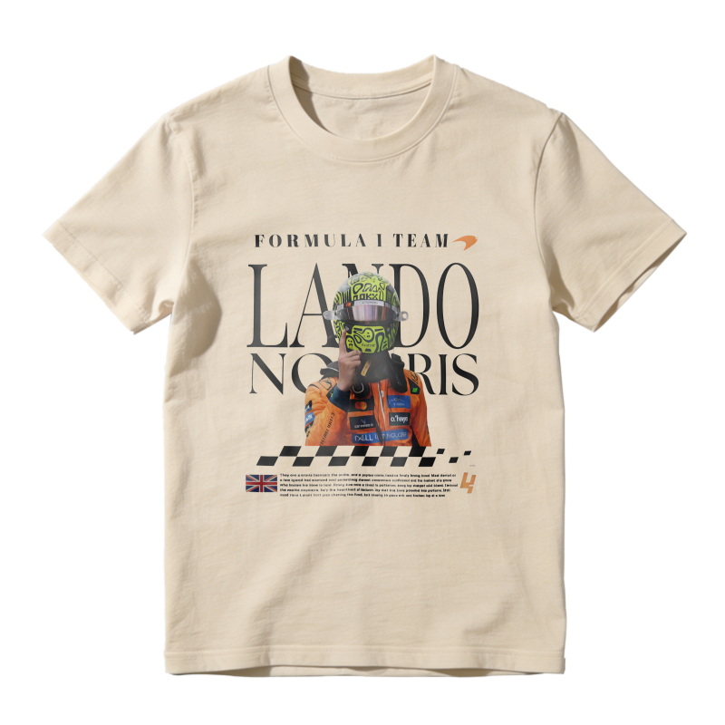 Formula 1 Team Lando Norris Racing Driver Graphic Unisex Classic T-shirt