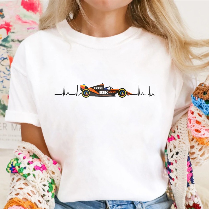 Formula One Racing Car Heartbeat Design Unisex Classic T-shirt