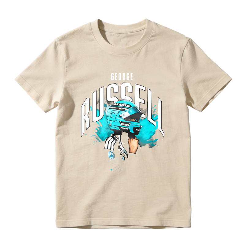 George Russell Formula One Racing Car Graphic Unisex Classic T-shirt