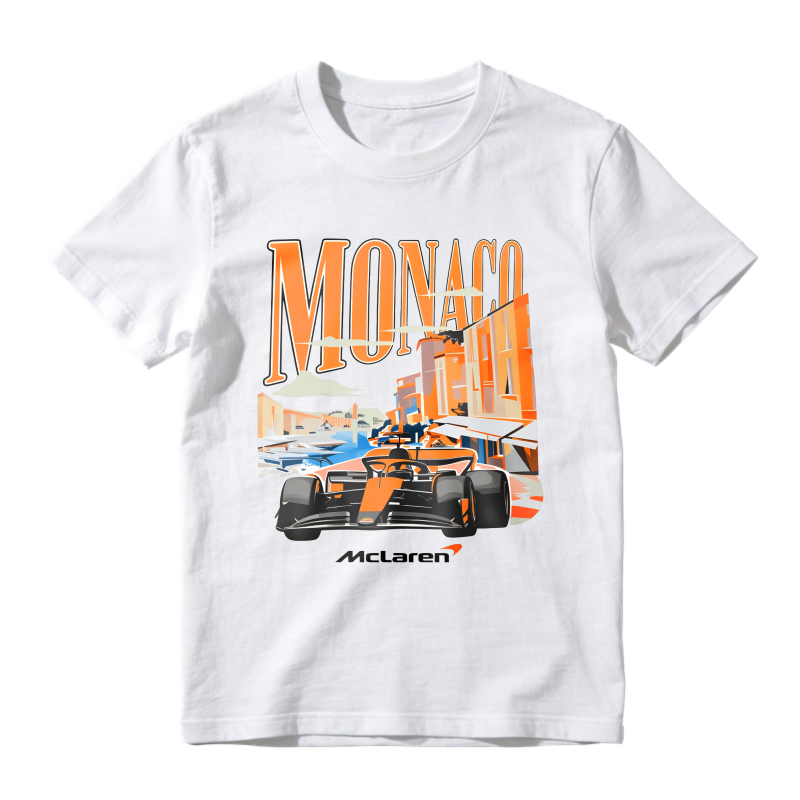 Monaco Formula One Race Car McLaren Design Unisex Classic T-shirt