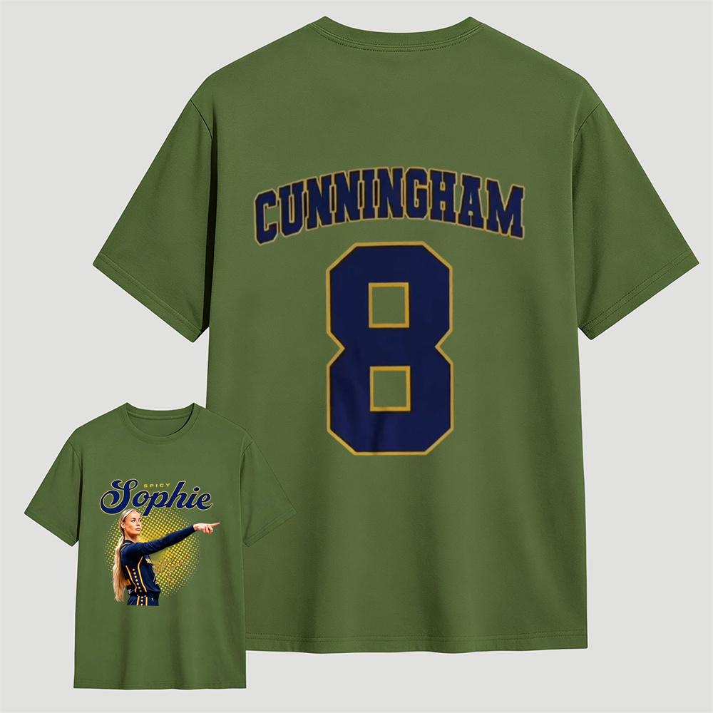 [Copy]Sophie Cunningham Vintage Basketball Graphic Tee, Retro Sports Fan Unisex Cotton T-Shirt