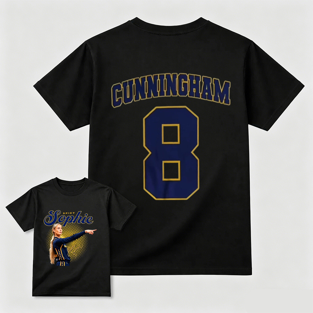 [Copy]Sophie Cunningham Vintage Basketball Graphic Tee, Retro Sports Fan Unisex Cotton T-Shirt