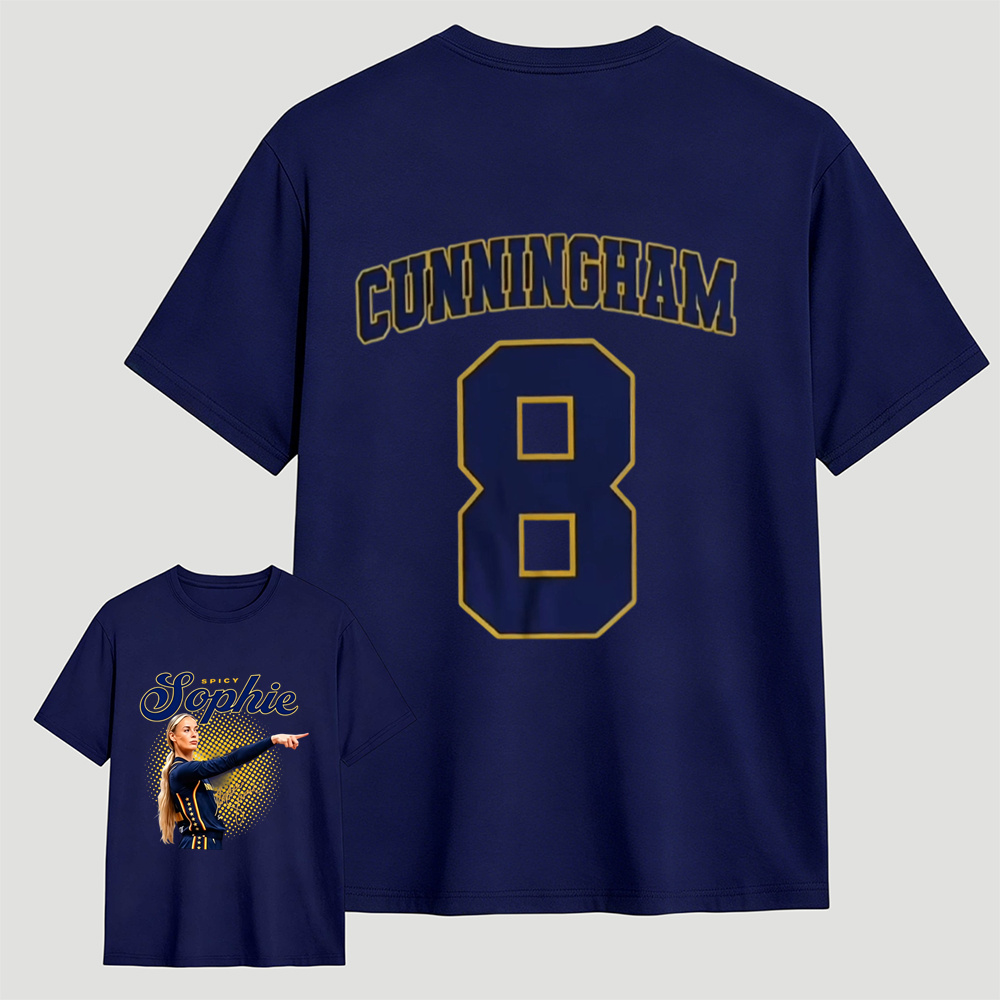 [Copy]Sophie Cunningham Vintage Basketball Graphic Tee, Retro Sports Fan Unisex Cotton T-Shirt