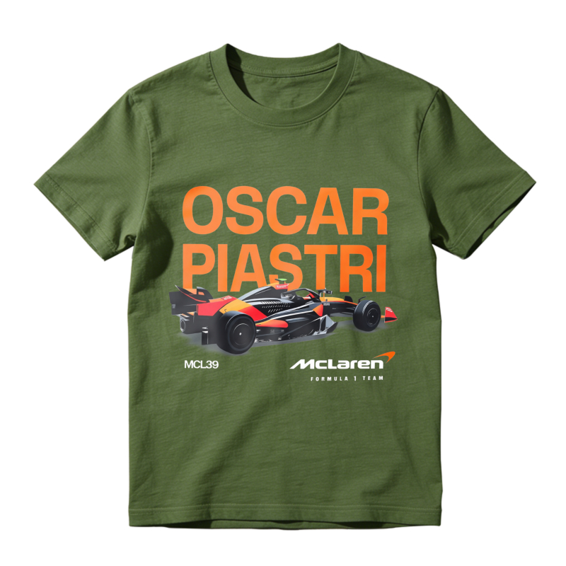 Oscar Piastri McLaren Formula One Racing Car Mcl38 Unisex Classic T-shirt