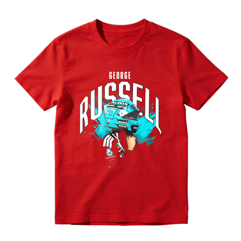 George Russell Formula One Racing Car Graphic Unisex Classic T-shirt
