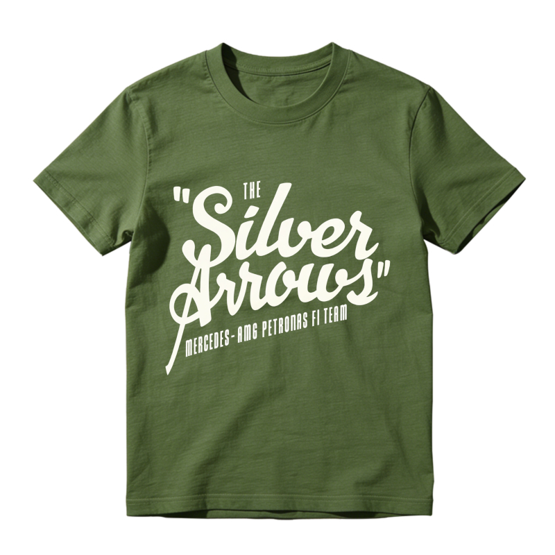 The Silver Arrows Mercedes Amg Petronas F1 Team Unisex Classic T-shirt