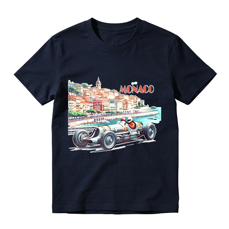 Monaco Racing Car Cityscape Unisex Classic T-shirt