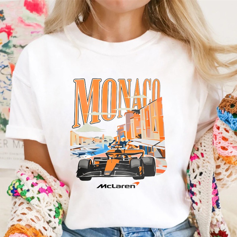 Monaco Formula One Race Car McLaren Design Unisex Classic T-shirt