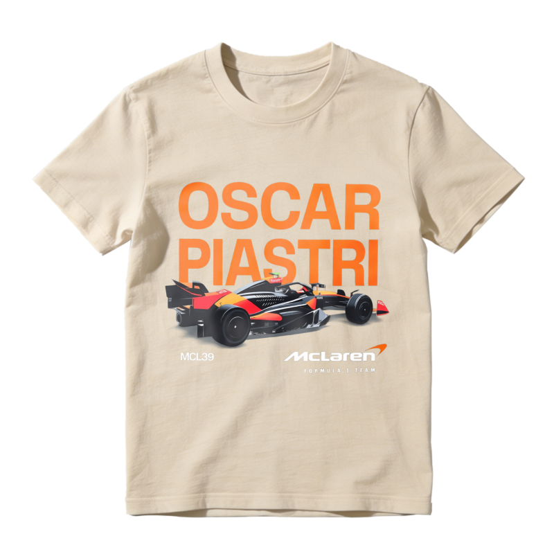 Oscar Piastri McLaren Formula One Racing Car Mcl38 Unisex Classic T-shirt