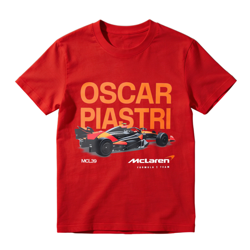 Oscar Piastri McLaren Formula One Racing Car Mcl38 Unisex Classic T-shirt