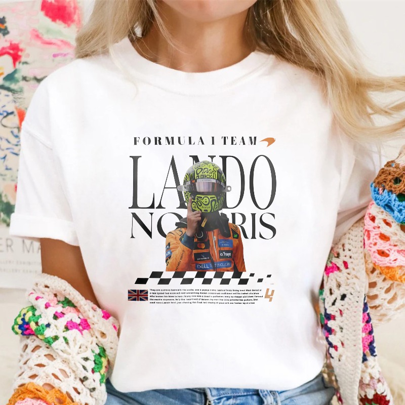 Formula 1 Team Lando Norris Racing Driver Graphic Unisex Classic T-shirt