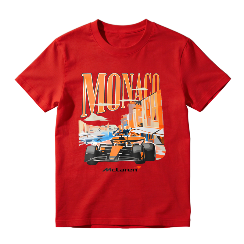 Monaco Formula One Race Car McLaren Design Unisex Classic T-shirt