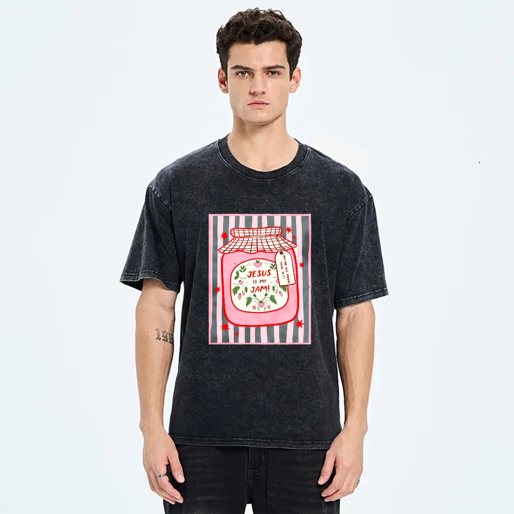 Is My Jam Jar Design tshirt 100% cotton