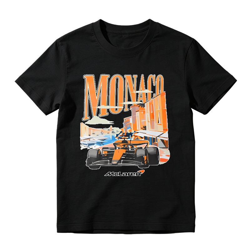 Monaco Formula One Race Car McLaren Design Unisex Classic T-shirt