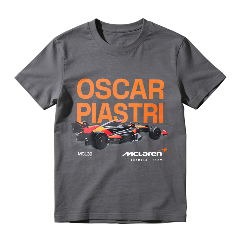 Oscar Piastri McLaren Formula One Racing Car Mcl38 Unisex Classic T-shirt