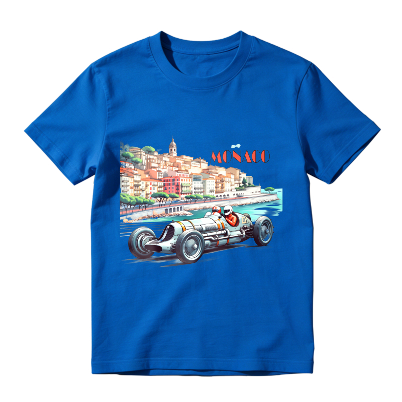 Monaco Racing Car Cityscape Unisex Classic T-shirt