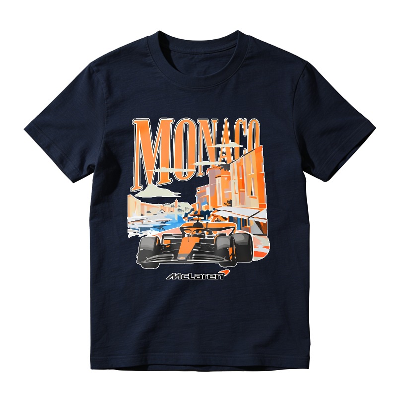 Monaco Formula One Race Car McLaren Design Unisex Classic T-shirt